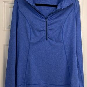 NWOT ZELLA Blue Quarter-Zip Pullover.  SIZE XL